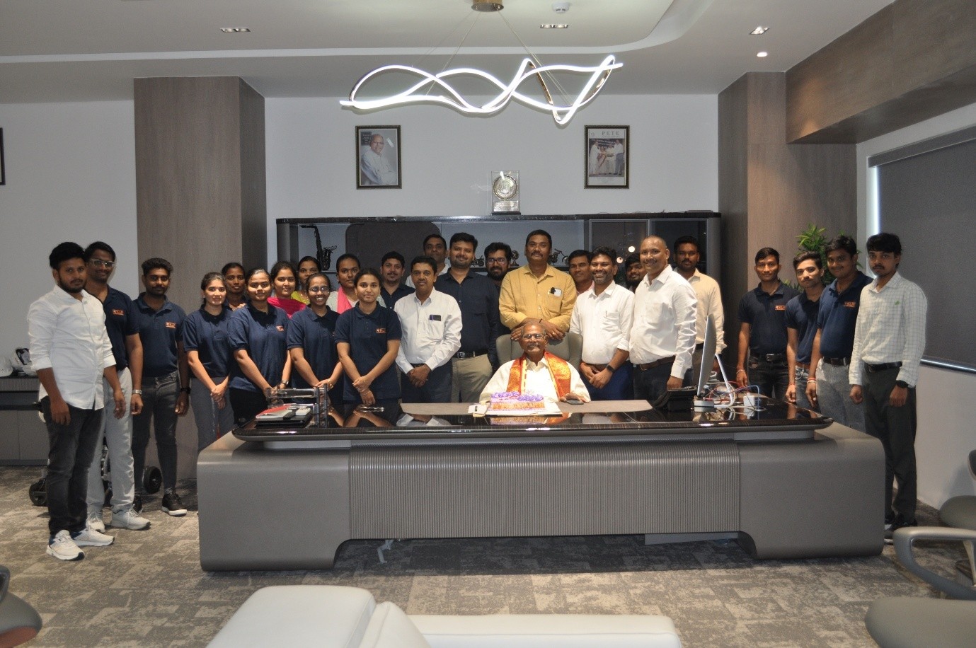 KLR TEAM WITH CHAIRMAN