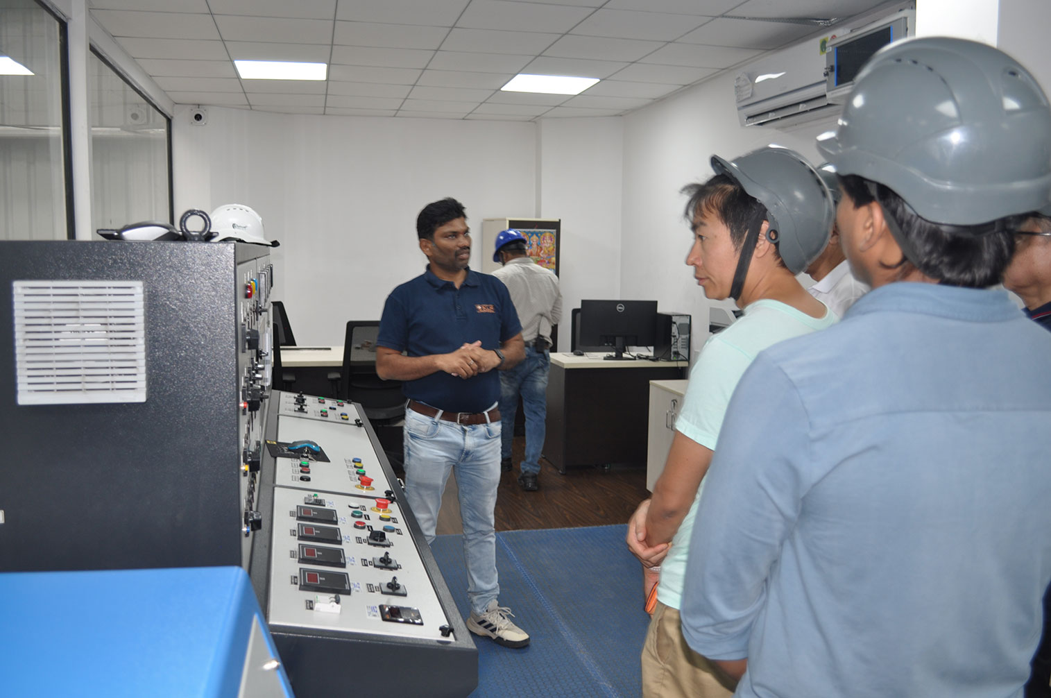 TMEIC JAPAN TEAM AT AUTOMATED TEST FACILITY