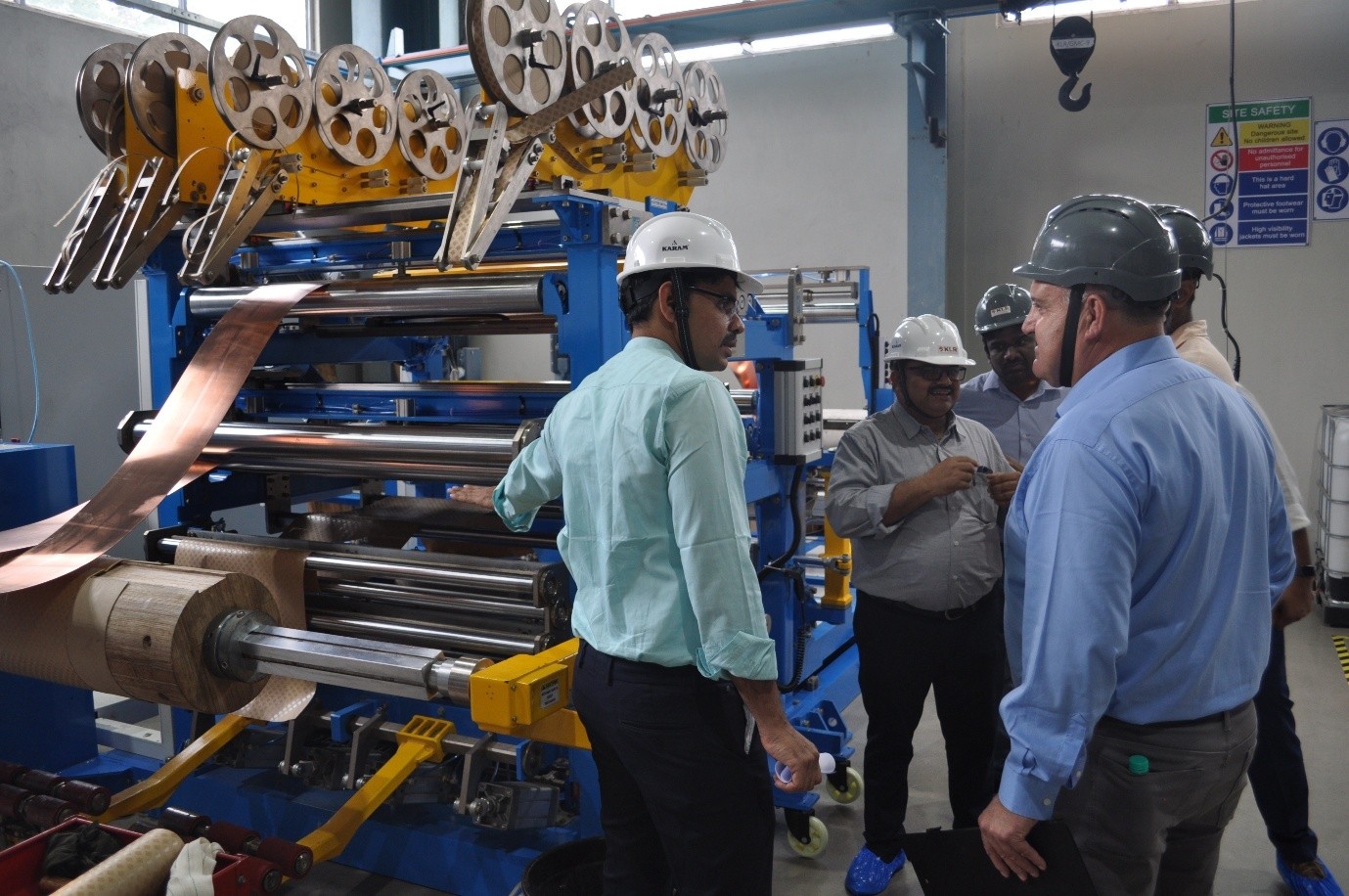 US Client Foil Winding Machine Operational Checking