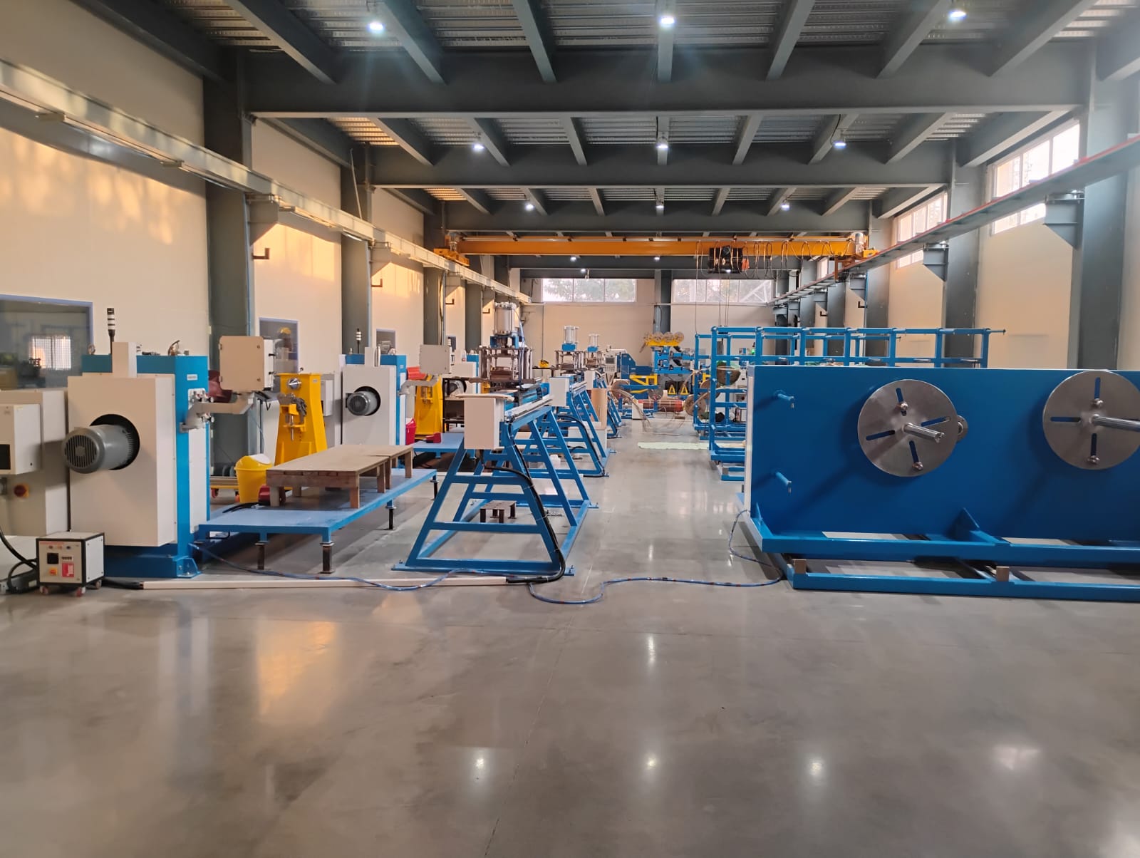 Air clean winding section