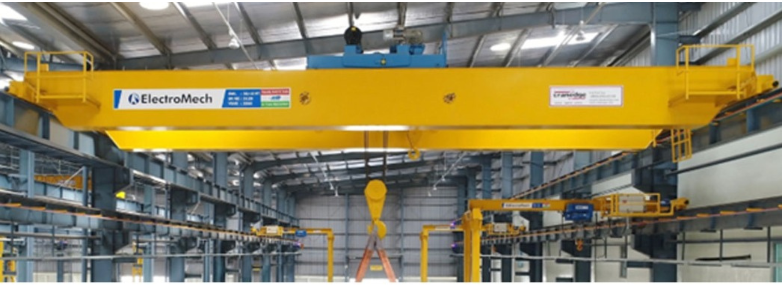 EOT CRANES 80Ton-1No, 20Ton-1No  10Tons-2Nos